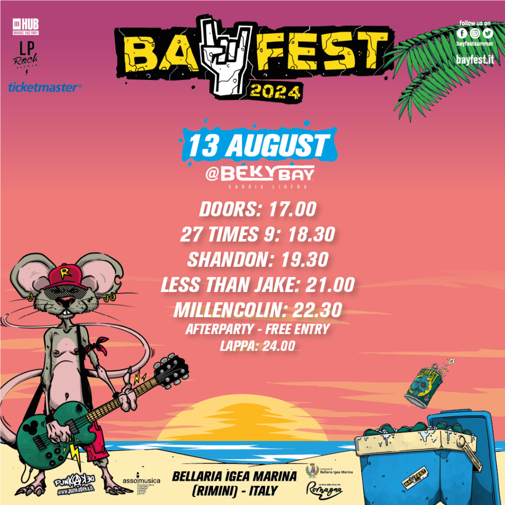 Bay Fest 2024 orari 13 agosto